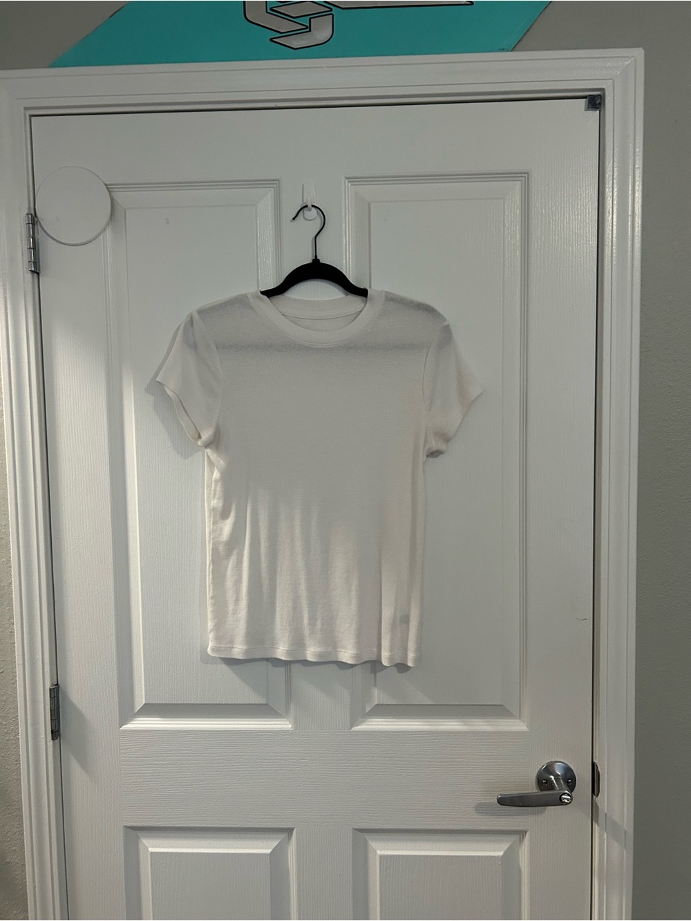 a new day White Short Sleeve Crewneck Tee